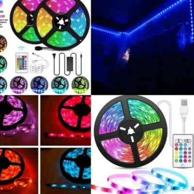 Rgb Led Strip Light with remote control 16 colour - Image 2